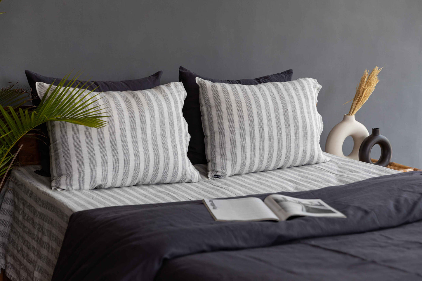 Charcoal stripes - Sleep Set