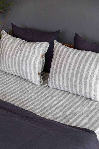 Charcoal stripes - Sleep Set