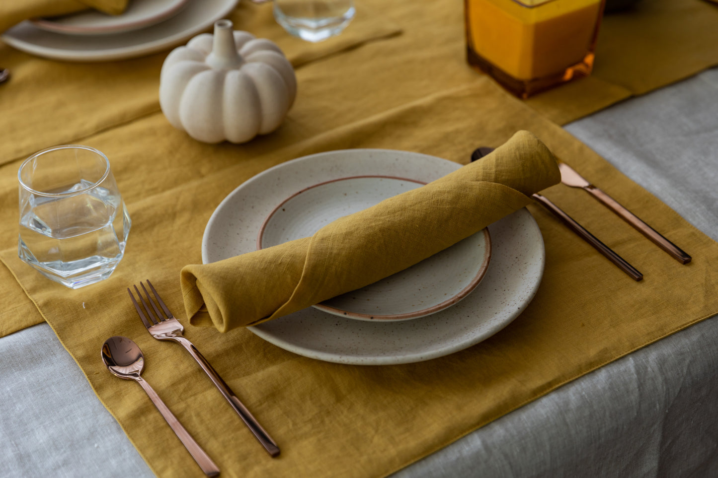 Golden Ochre - Table Linen