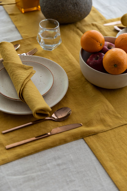 Golden Ochre - Table Linen