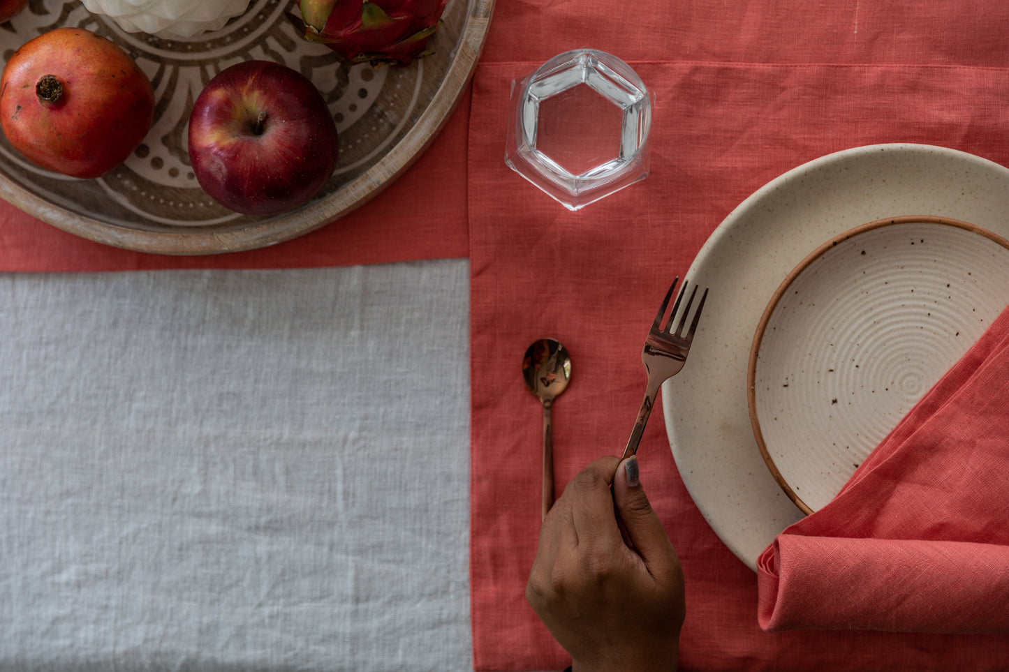 Tangerine Red - Table Linen